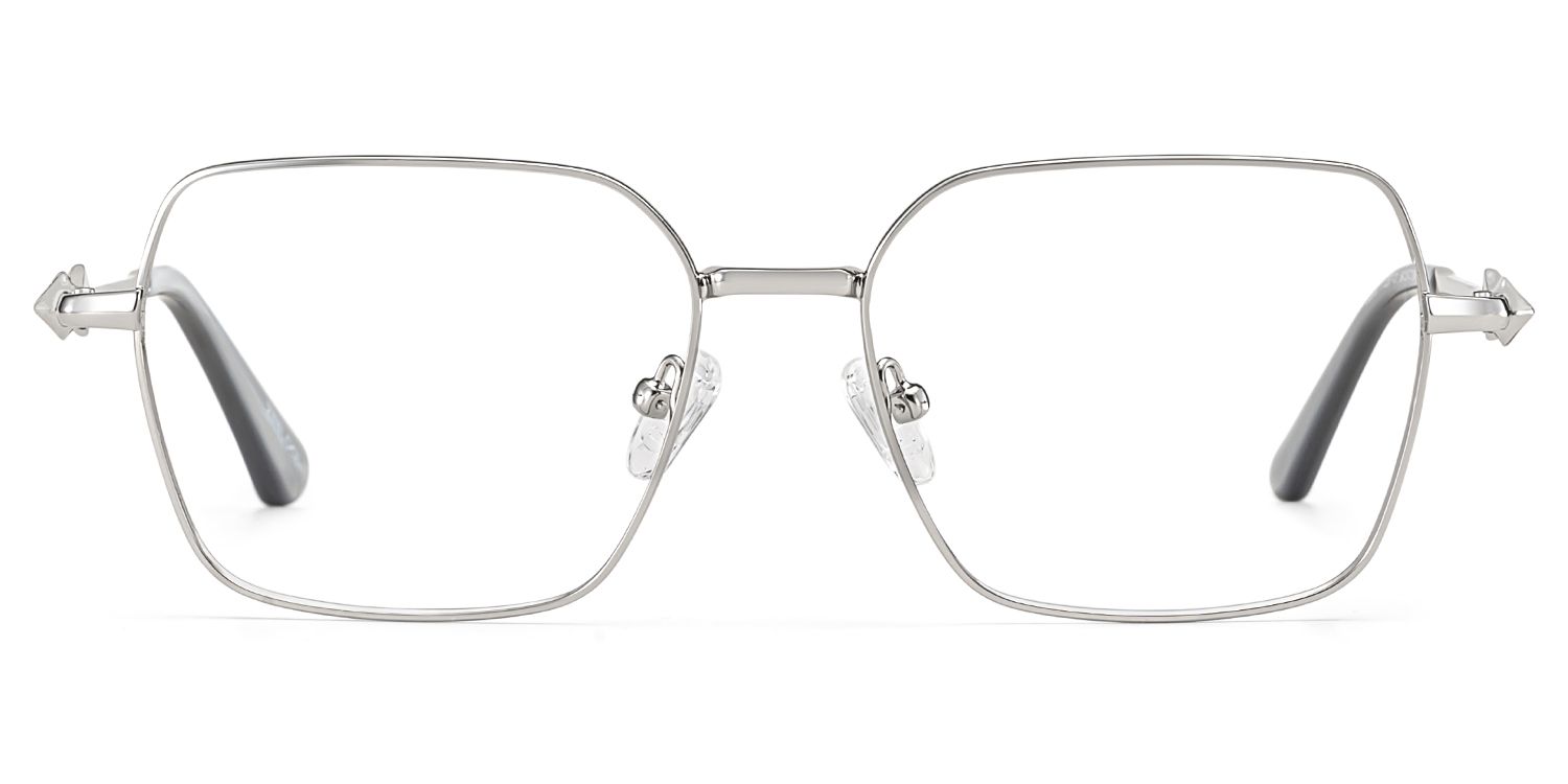 メガネブルガリア Kayla metal geometric glasses Frame Glasses Online | ZEELOOL