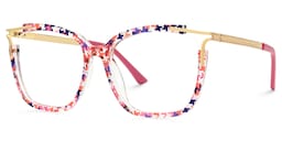 Sidibe Square Pink Glasses1