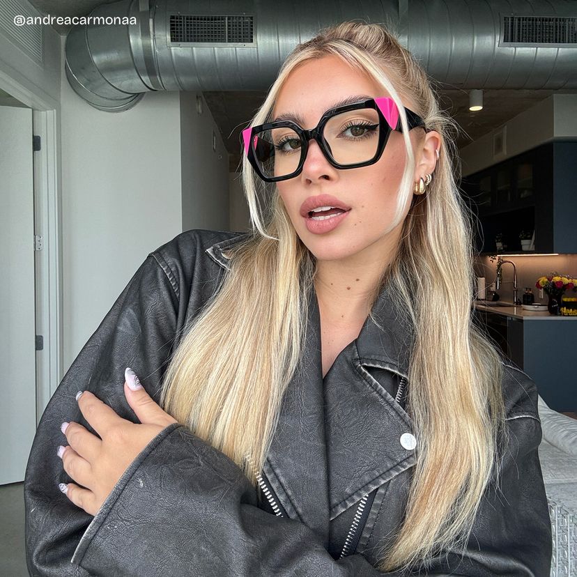 Viva Square Black Glasses