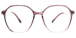 Lekesha Geometric Purple Glasses0