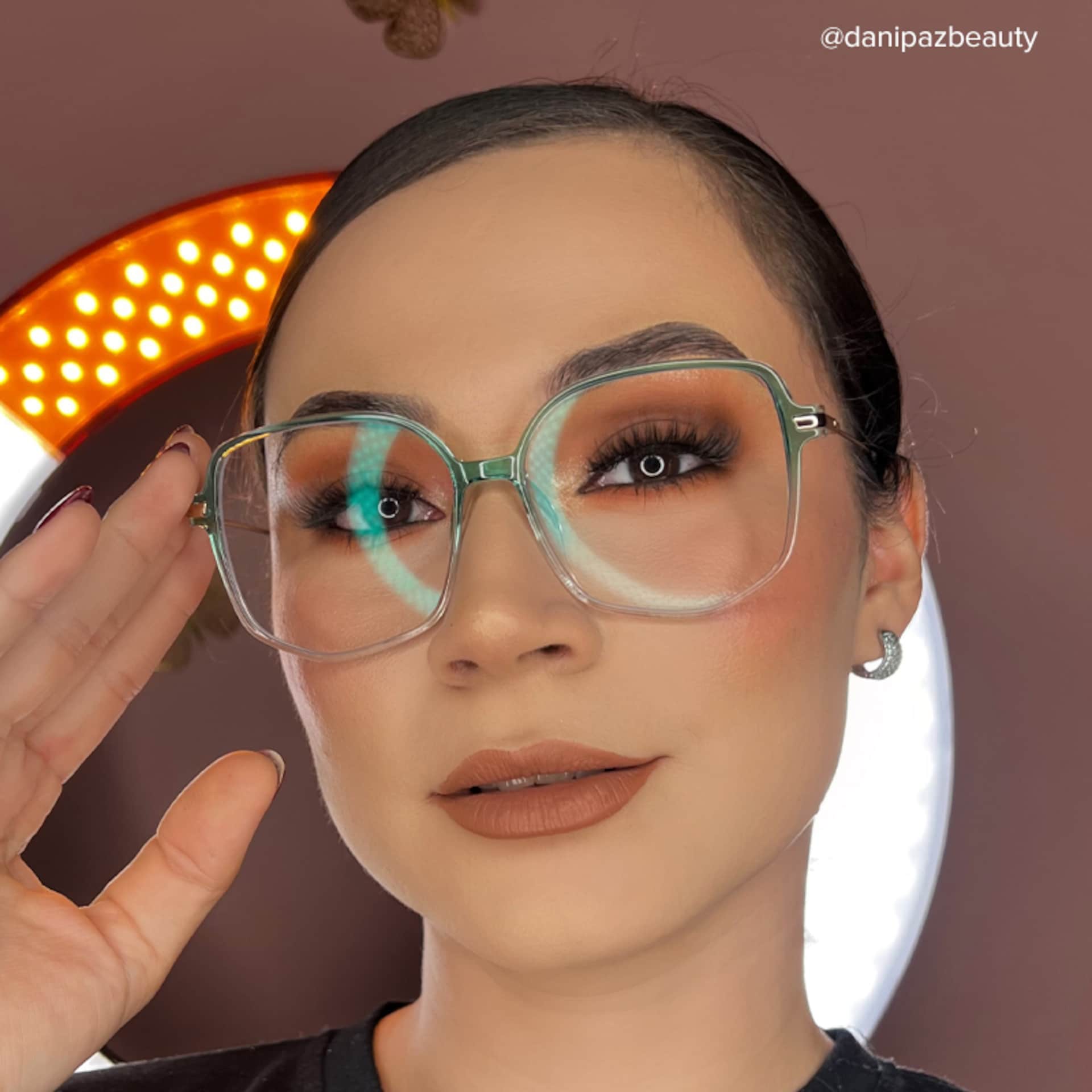 Payton Green Geometric Frame Glasses | Zeelool10