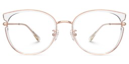 Delca Cateye Crystal Glasses0