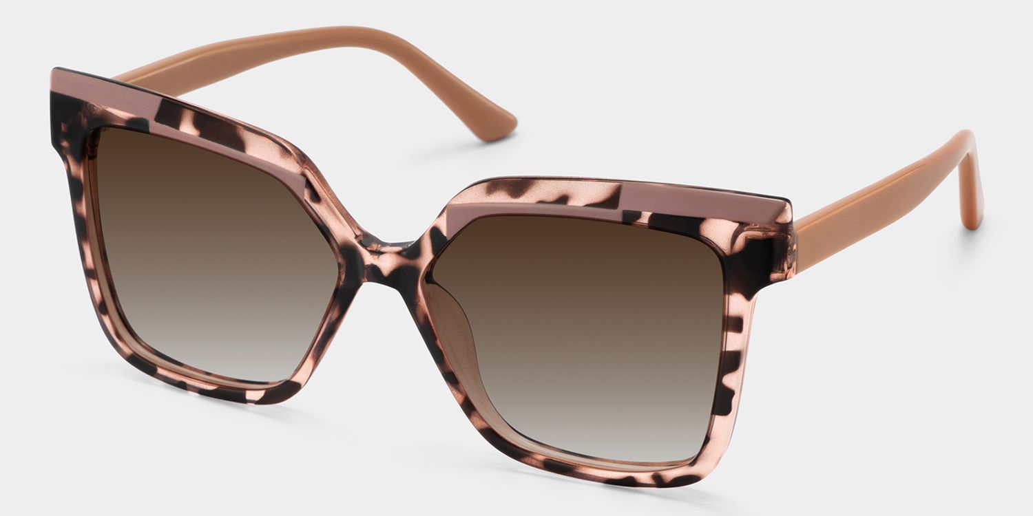 Square Eboney Tortoise Frame Glasses Deals -Zeelool Optical2