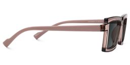 Zephyr Rectangle Brown Glasses2