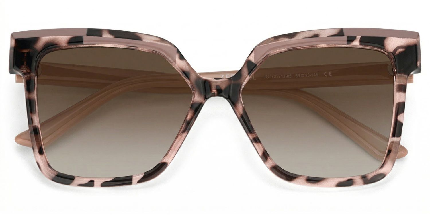 Square Eboney Tortoise Frame Glasses Deals -Zeelool Optical1