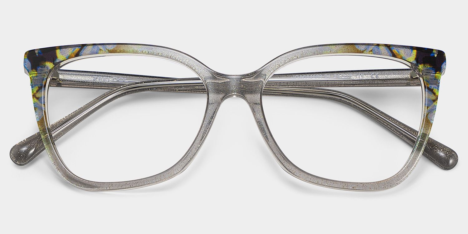 Jolie Gray Butterfly Floral Reading Glasses | ZEELOOL