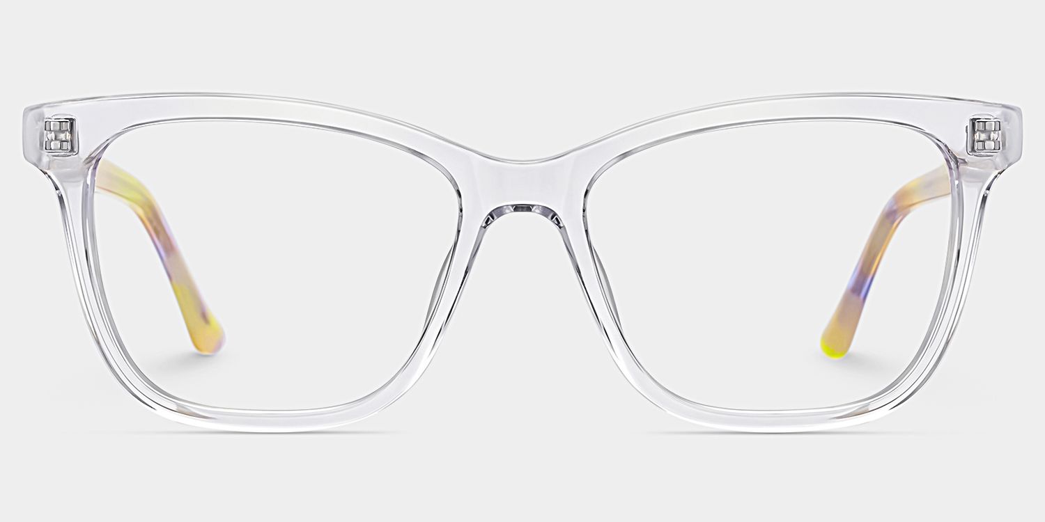 Faith Healing Glasses - Clear Rectangle Acetate Frames | ZEELOOL1