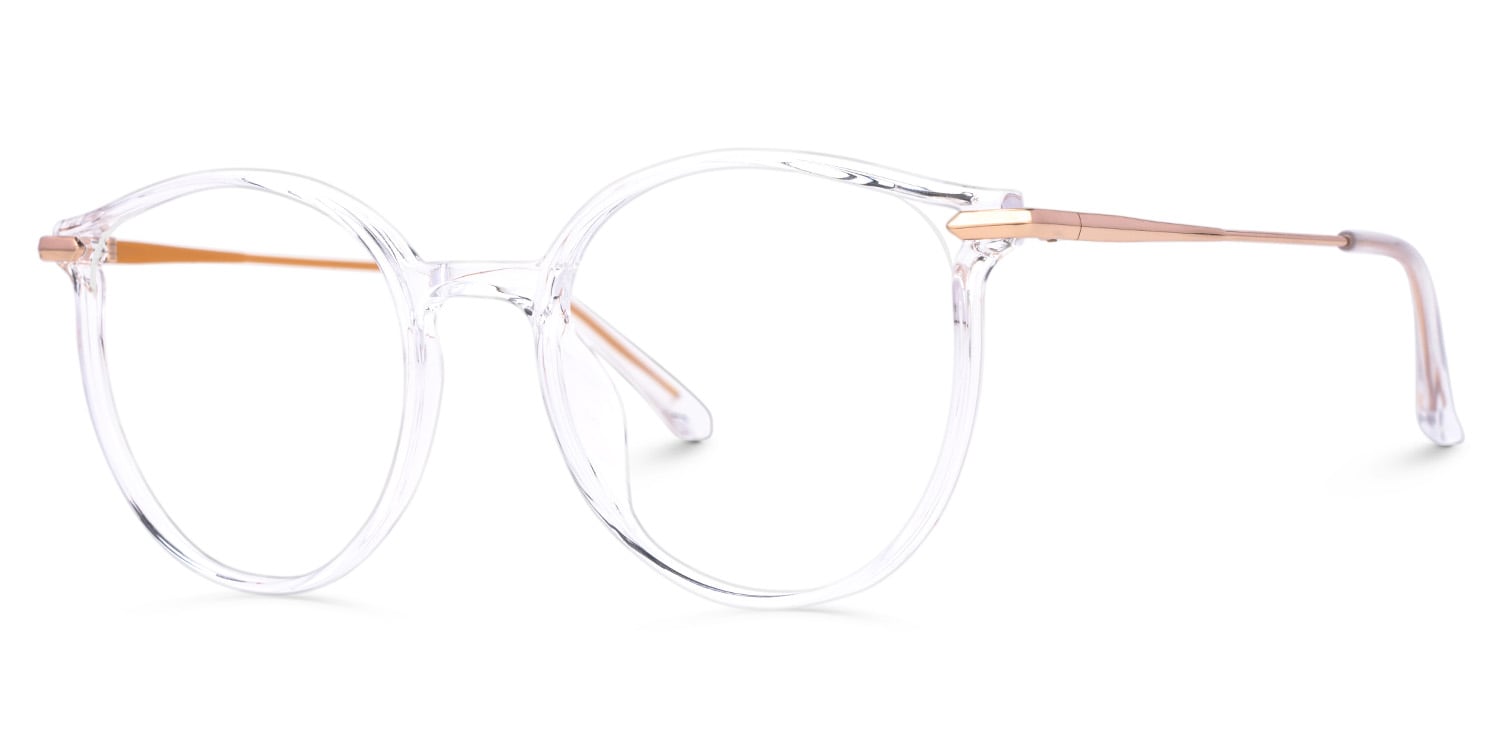 Caylan Crystal Eyeglasses with Round Design1