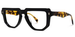 Gabriella Aviator Black Glasses1