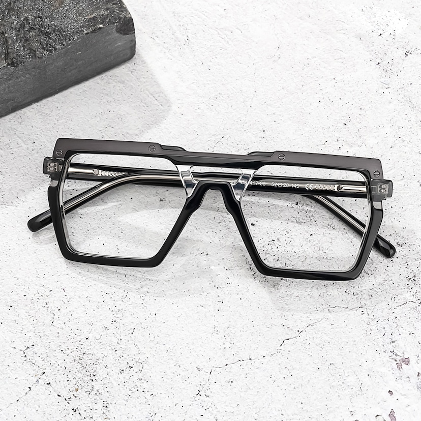 Ferguson Square Black Glasses