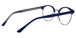Lekka Browline Blue Glasses3
