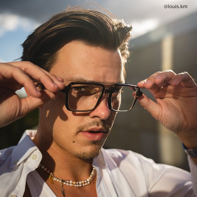 Aviator Tortoise-Gold Glasses | Zeelool Glasses6