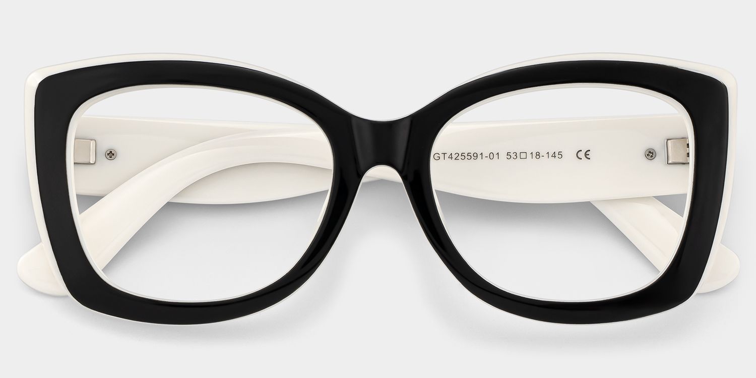 Rosie Butterfly Black and White Glasses Frame Style | ZEE...1