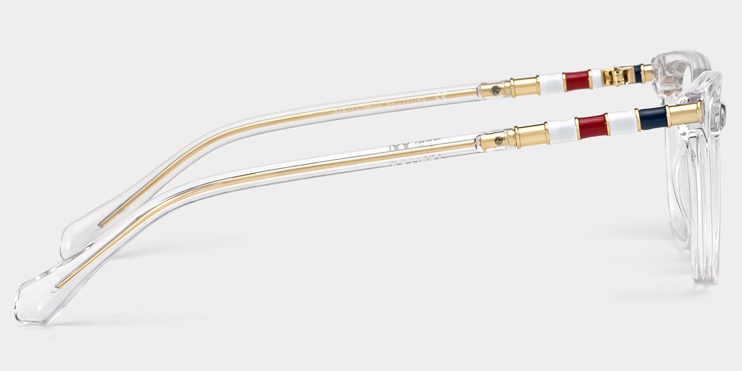 Delilah Square Clear Frame Eyeglasses for Women| ZEELOOL6