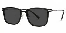 Ivonne Rectangle Black Glasses1