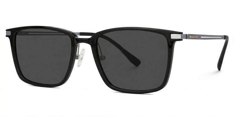 Ivonne Rectangle Black Glasses