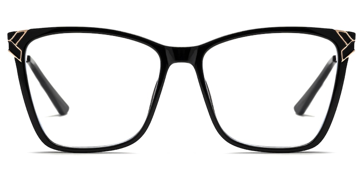 Tricee Square Black Glasses