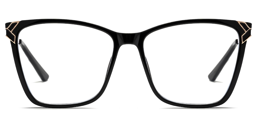 Tricee Square Black Glasses