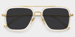 Gifford Aviator Clear Sunglasses1