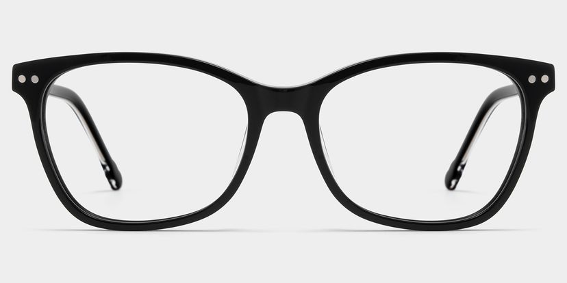 Marigold Rectangle Black Glasses