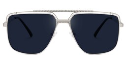 Arellano Aviator Silver Sunglasses0