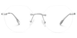 Osorio Geometric Silver Glasses1