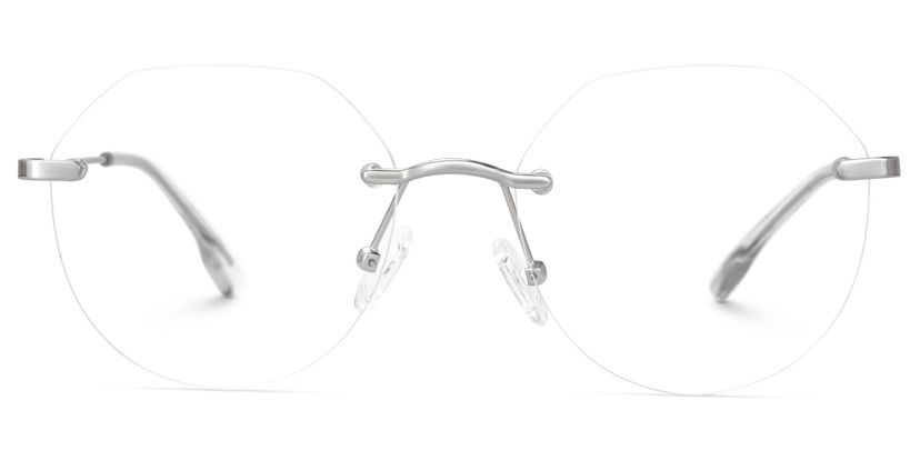Osorio Geometric Silver Glasses
