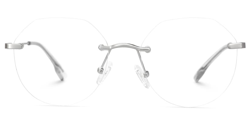 Osorio Geometric Silver Glasses