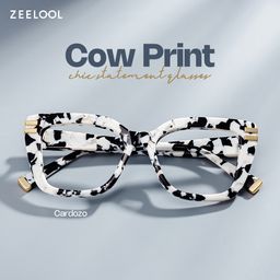 Cardozo Square Cow Print Glasses0