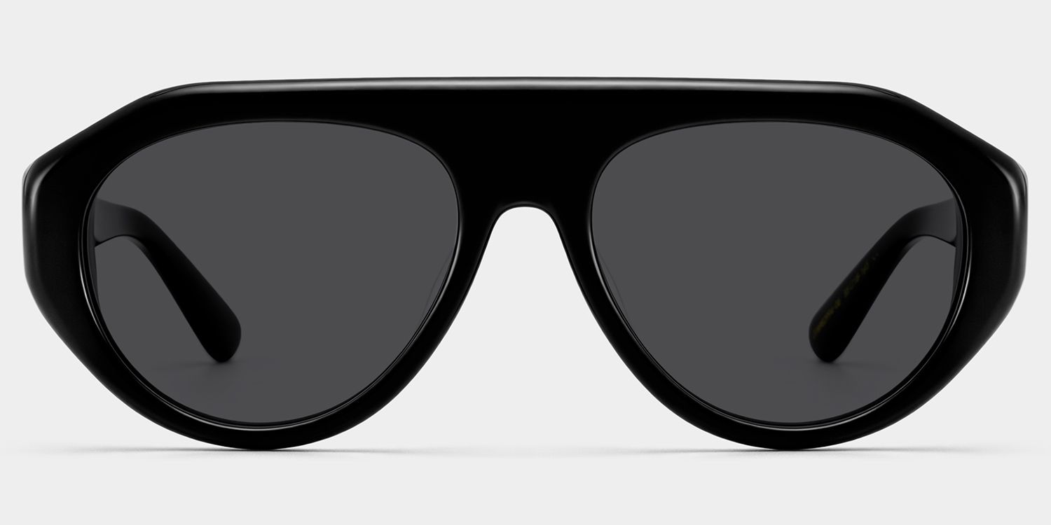 ZEELOOL x Aimee Song The Aviator Black Sunglasses1