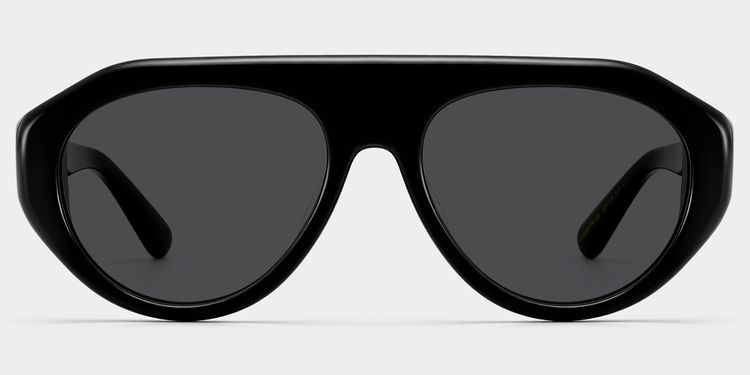 The Aviator Black Aviator Glasses