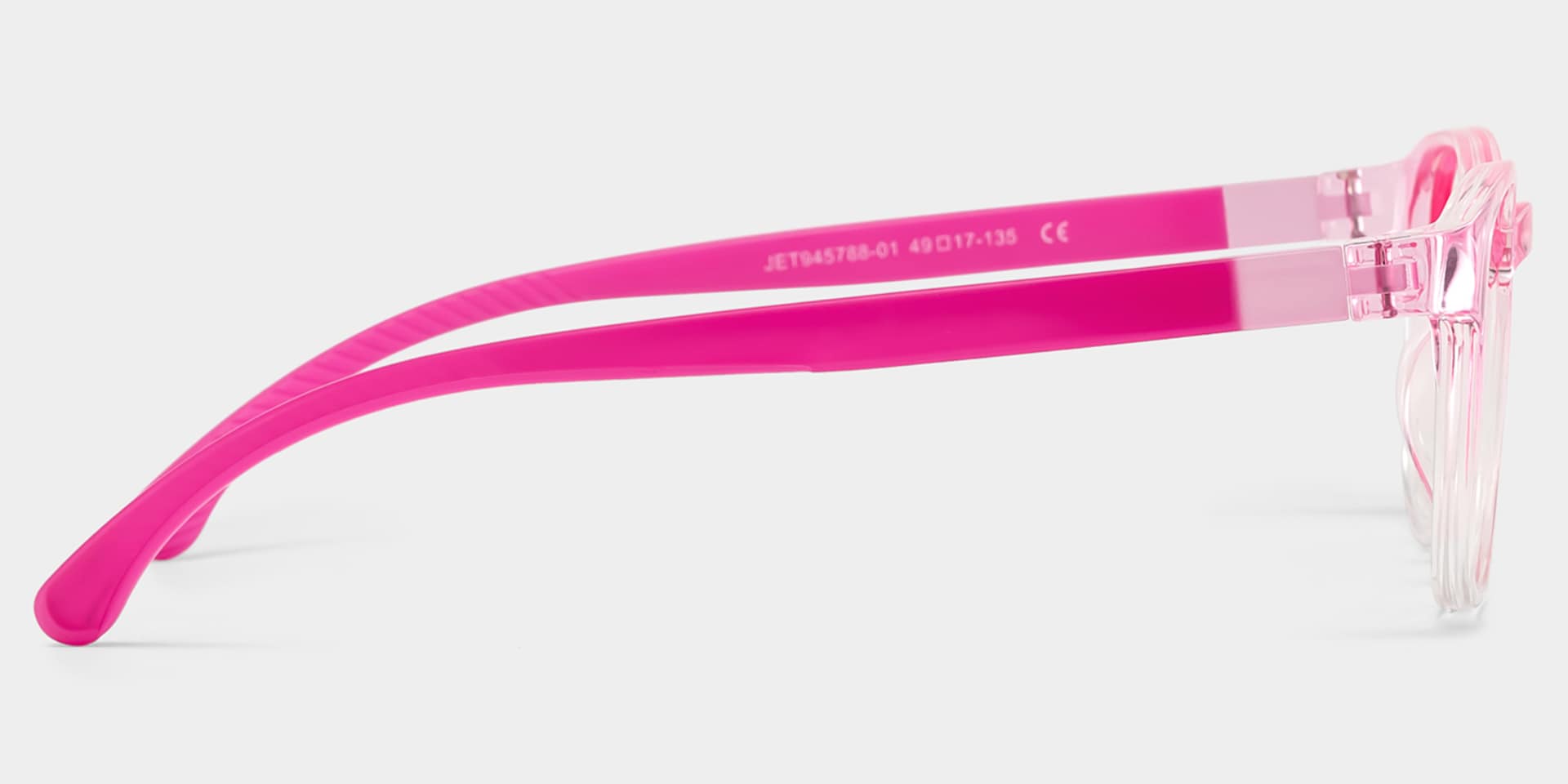 Dale Round Pink Frame Eyeglasses for Pre-tweens4