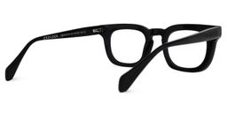 Tenika Black Square Glasses3