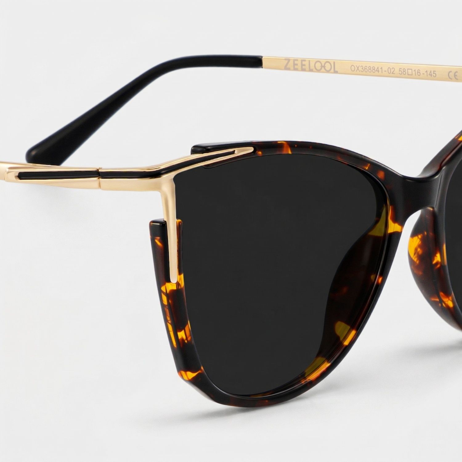 Yomary Cateye Tortoise Thin Frame Glasses | Zeelool4