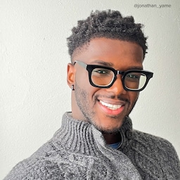 Tenika Square Black Glasses4