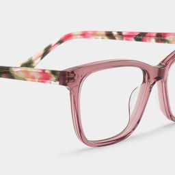 Faith Pink Rectangle Glasses6