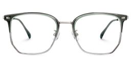 Roque Geometric Green Glasses0