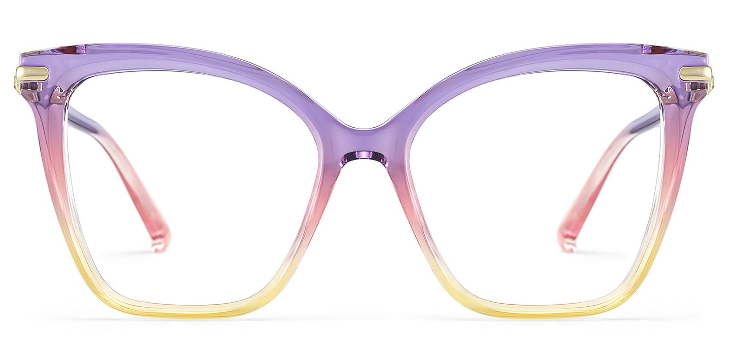 Lamar Multicolor Frame Glasses with Butterfly Frame Online | ZEELOOL0