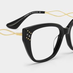 Alma Butterfly Black Glasses6