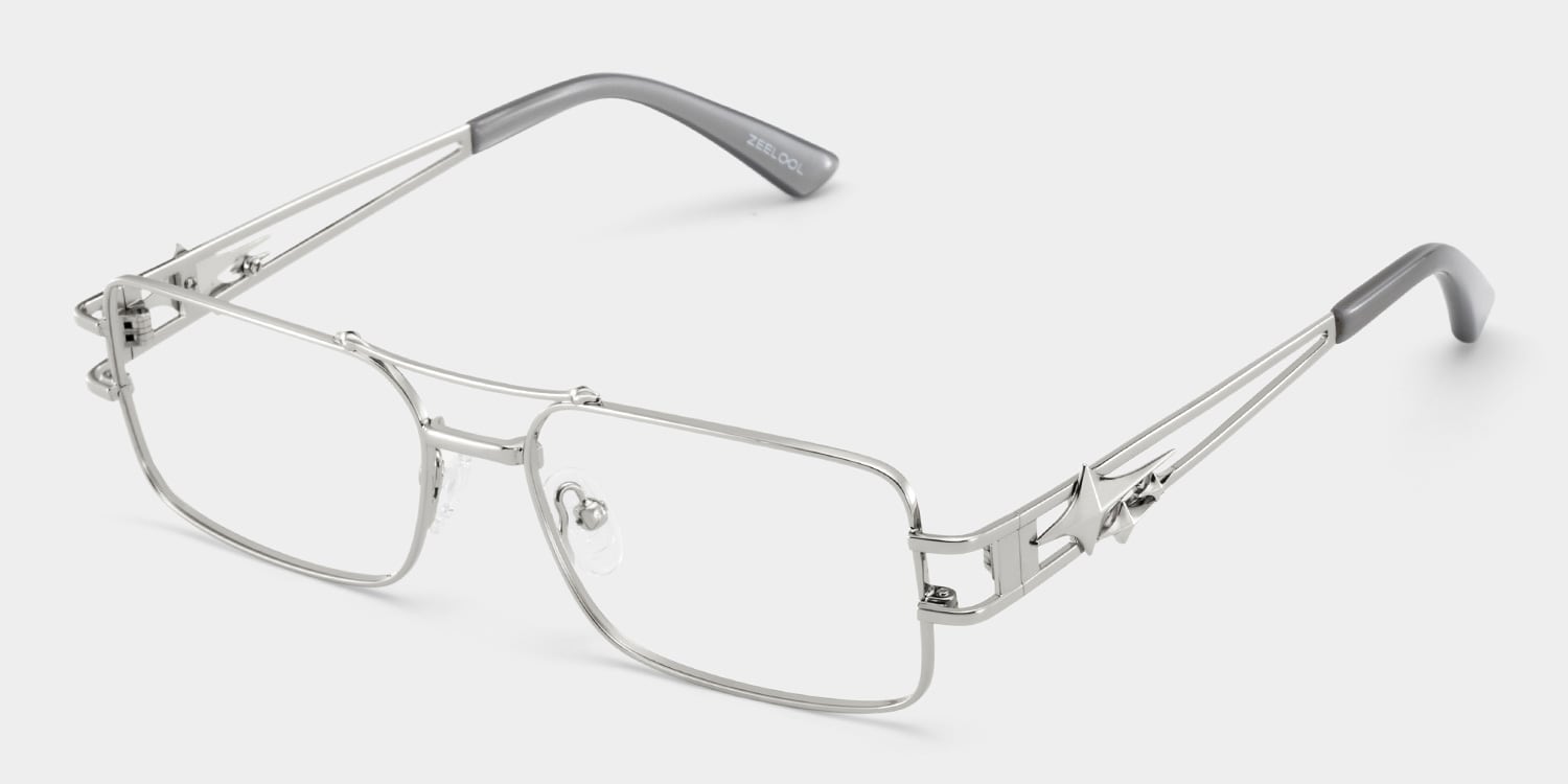 Eric Aviator Silver Glasses4