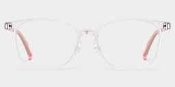 Lane Rectangle Pink Crystal Glasses1