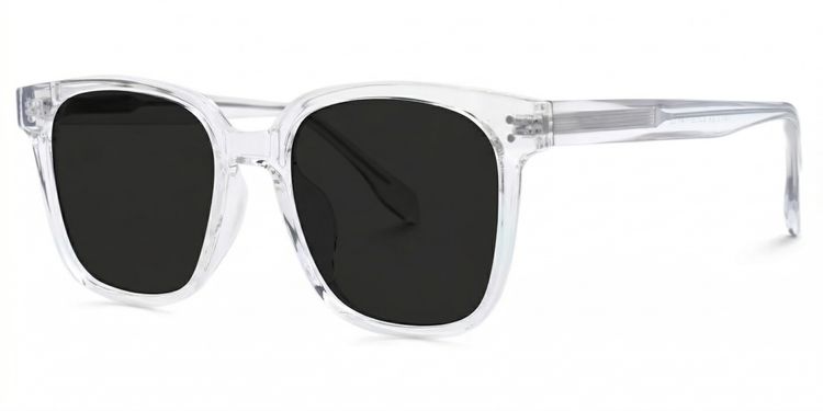 Donnalyn Clear Square Sunglasses