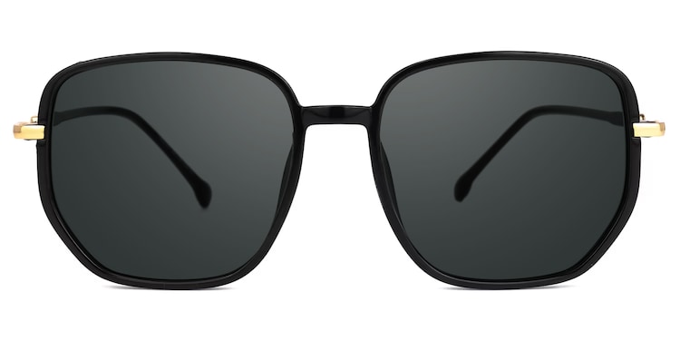 Joana Geometric Black Glasses