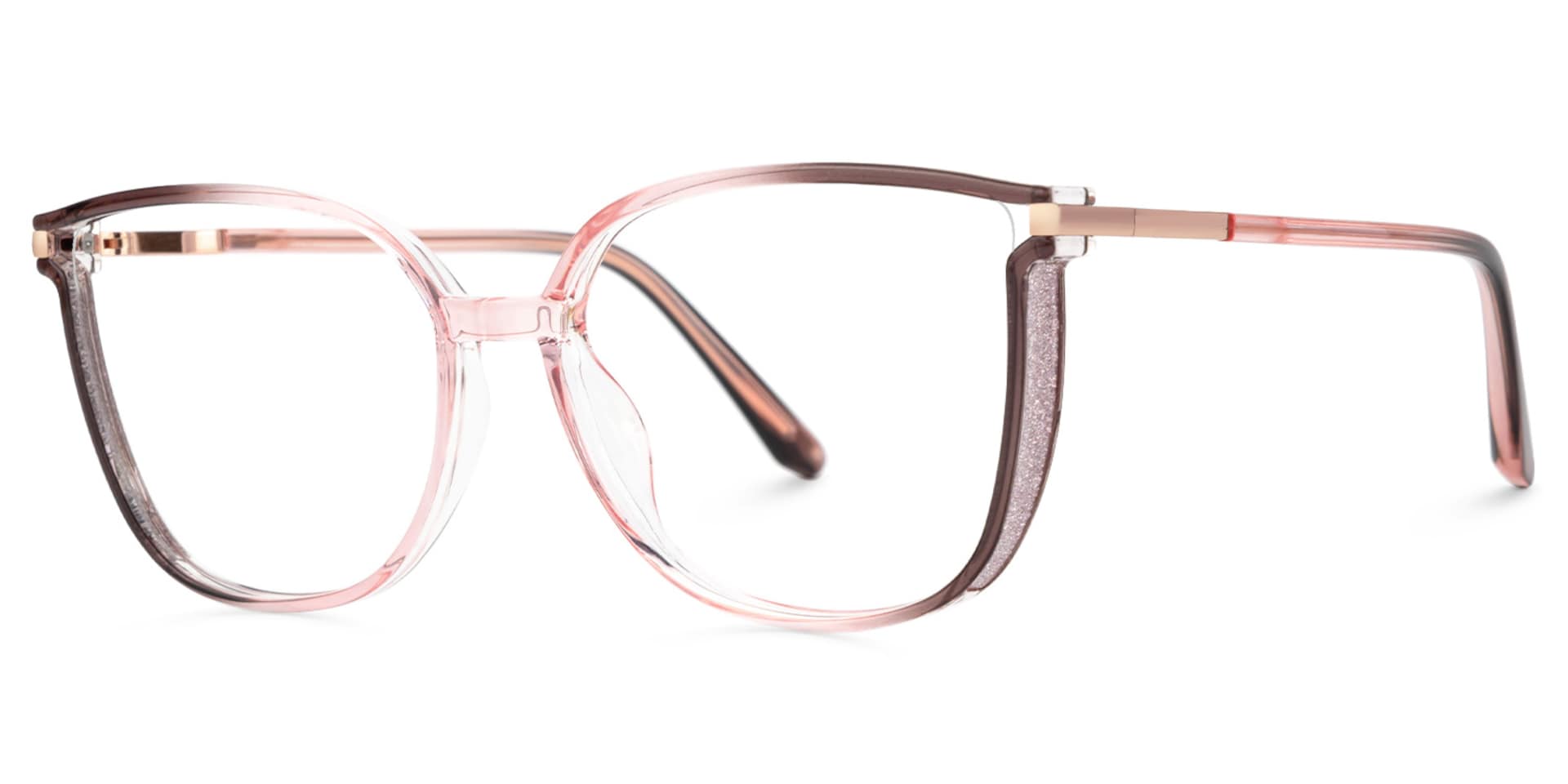 Rodz Pink-Tan Eyeglasses with Affordable Designer Frame1