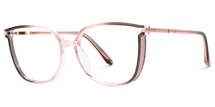 Rodz Square Pink-Tan Glasses