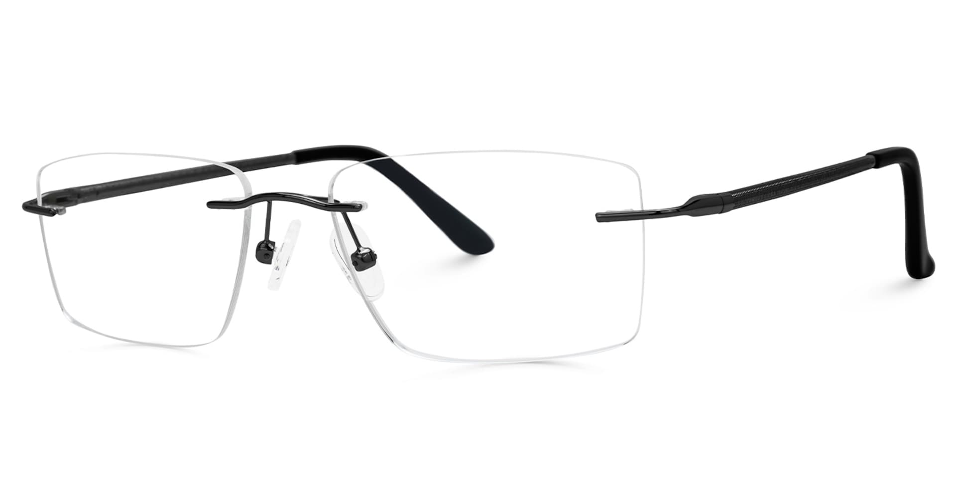Rimless frame Ndiaye eyeglasses with metal for unisex -Zeelool Glasses1