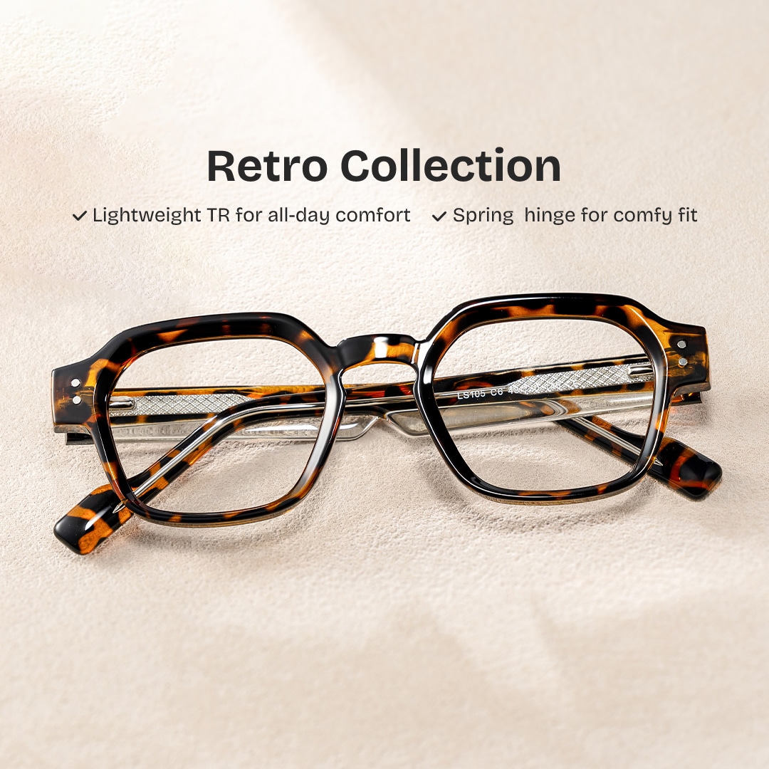 Joy Geometric Tortoise Glasses