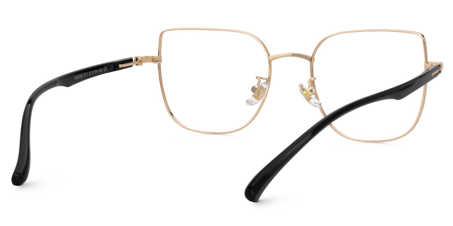 Linda Eyeglasses in Black Cateye Design | ZEELOOL Canada3