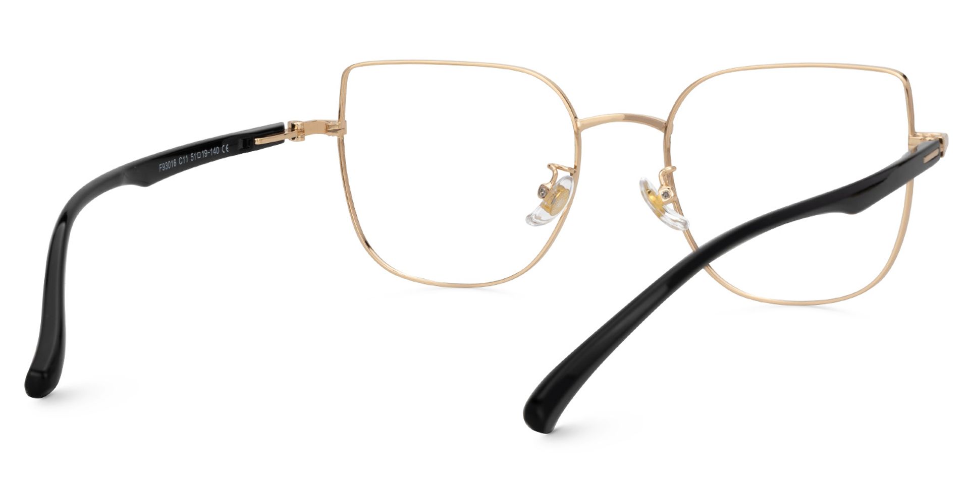 Linda Eyeglasses in Black Cateye Design | ZEELOOL Canada3