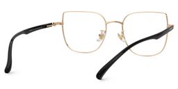 Linda Cateye Black Glasses3